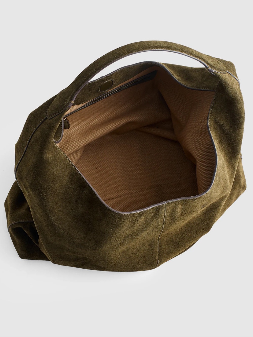 Madewell The Mylie Large Shoulder Bag in Italian Suede - Picture 3 of 7